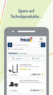 Preis.de Preisvergleich android App screenshot 9